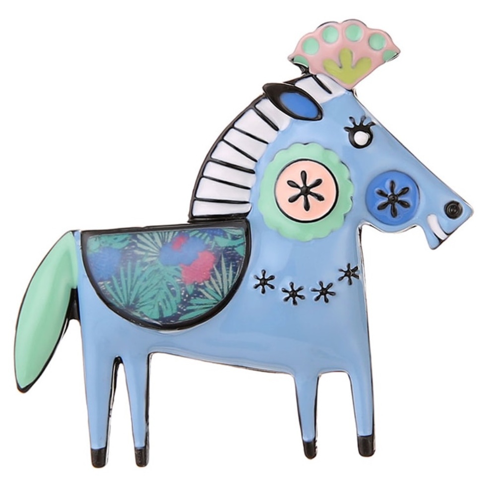 ❤️ 2/40$Unique Vintage Style Horse Brooch